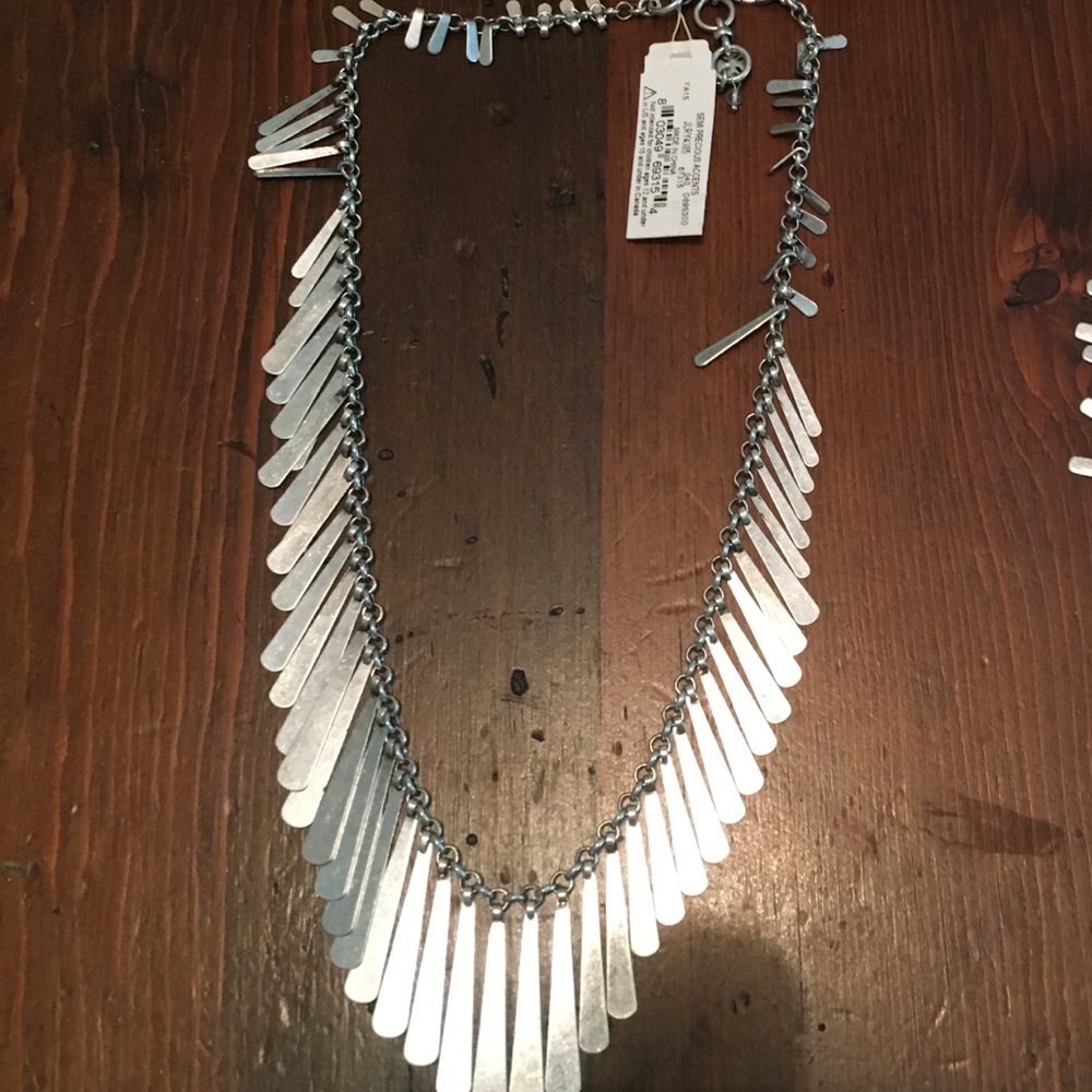 Silver Lucky brand necklace and bracelet